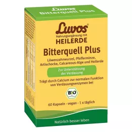 LUVOS Kapsle Healing Earth Bio Bitterquell Plus, 60 ks