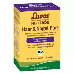 LUVOS Healing Clay Organic Hair &amp; Kapsle Nail Plus, 60 ks