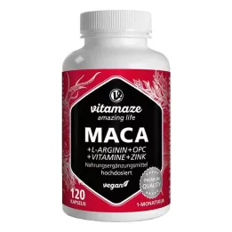 Vitamaze | Maca 5 000 mg + l-arginin + OPC + vitamíny + zinek, 120 ks