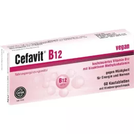 CEFAVIT B12 Žvýkací tablety, 60 ks