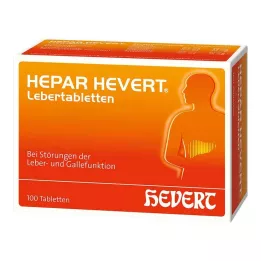 HEPAR HEVERT Jaterní tablety, 100 ks