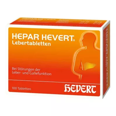 HEPAR HEVERT Jaterní tablety, 100 ks