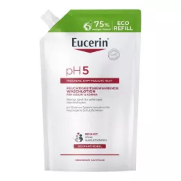 EUCERIN Mycí mléko pro citlivou pokožku pH5, náplň, 750 ml
