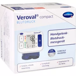 VEROVAL Kompaktní monitor krevního tlaku zápěstí, 1 ks