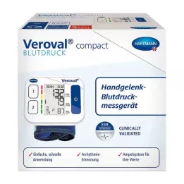 VEROVAL kompaktní zápěstní měřič krevního tlaku, 1 ks