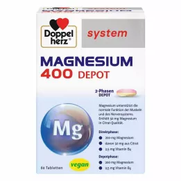 DOPPELHERZ Tablety systému Magnesium 400 Depot, 60 ks