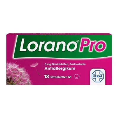 LORANOPRO 5 mg potahované tablety, 18 ks LORANOPRO 5 mg potahované tablety, 18 ks