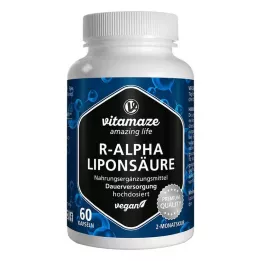 R-ALPHA-LIPONSÄURE 200 mg vysokodávkové veganské kapsle, 60 ks