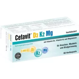 CEFAVIT D3 K2 Mg 2 000, tj. Hart Capsules, 60 ks