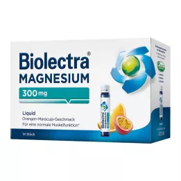 BIOLECTRA Hořčík 300 mg Tekutý, 14 ks