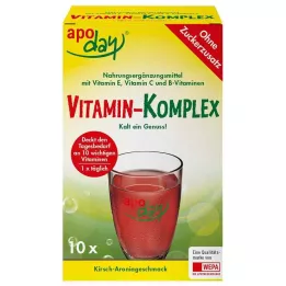 Apoday vitamin komplexní třešňový aronia prášek bez cukru, 10x5 g