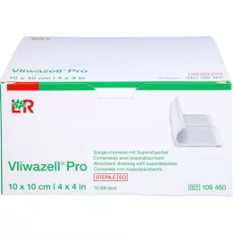 VLIWAZELL Pro superabsorb.komp.steril 10x10 cm, 10 ks