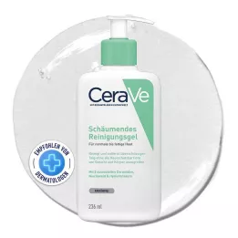CeraVe Pěnivý čisticí gel pro obličej a tělo, 236 ml