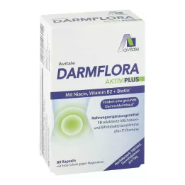 DARMFLORA Aktiv Plus 100 miliard bakterií + 7 vitamínů, 80 ks