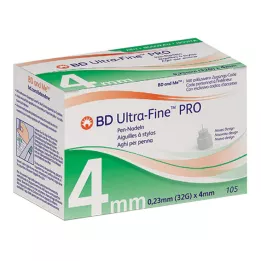 BD ULTRA-FINE PRO Jehly do per 4 mm 32 G 0,23 mm, 105 ks