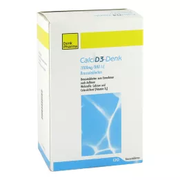 CALCI D3-Denk 1 000 mg/880 I.E. šumivé tablety, 120 ks
