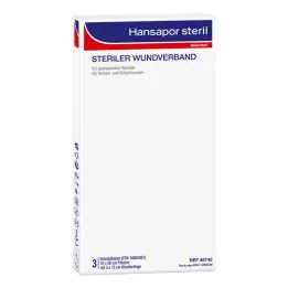 Hansapor sterilní obvaz na rány 10x20 cm (3 kusy)