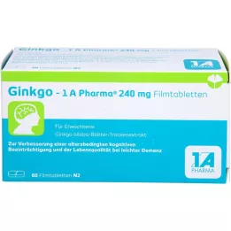 GINKGO-1A Pharma 240 mg filmové tablety, 60 ks