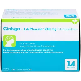 GINKGO-1A Pharma 240 mg filmové tablety, 120 ks