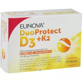 EUNOVA duoprotect d3+k2 2000 tj ./80 μg tobolek, 30 ks