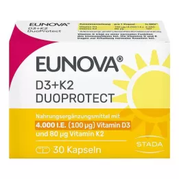 EUNOVA DuoProtect D3+K2 4000 IU/80 μg kapsle, 30 ks