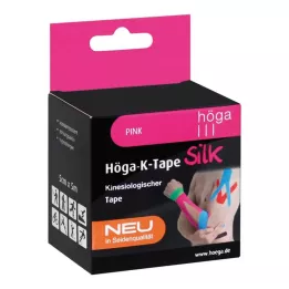 HÖGA-k-TAPE Silk 5 cmx5 m l.fr.pink kinesiol.tape, 1 ks