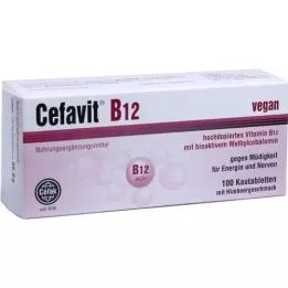 CEFAVIT B12 Žvýkací tablety, 100 ks