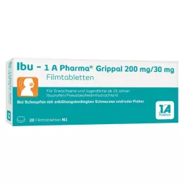IBU-1A Pharma Grippal 200 mg/30 mg potahované tablety, 20 ks