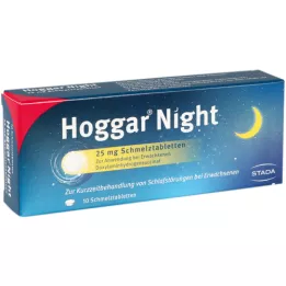 HOGGAR Noc 25 mg tablet tavení, 10 ks