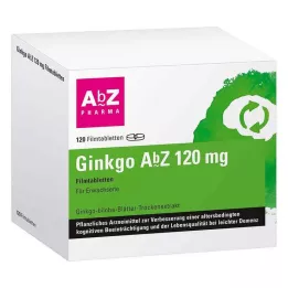 GINKGO AbZ 120 mg potahované tablety, 120 ks