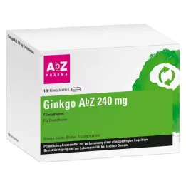 GINKGO AbZ 240 mg potahované tablety, 120 ks