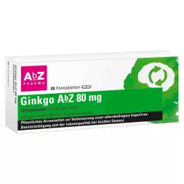 GINKGO AbZ 80 mg potahované tablety, 30 ks