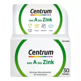 CENTRUM A-zinkové tablety, 30 ks