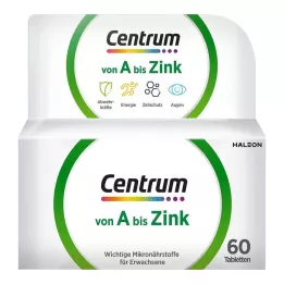 CENTRUM A-zinkové tablety, 60 ks