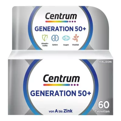 CENTRUM Tablety generace 50+, 60 ks CENTRUM Tablety generace 50+, 60 ks
