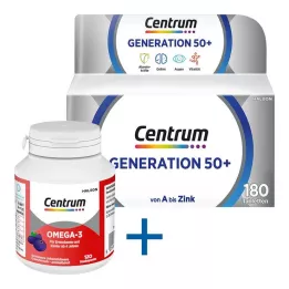 CENTRUM Tablety generace 50+, 180 ks