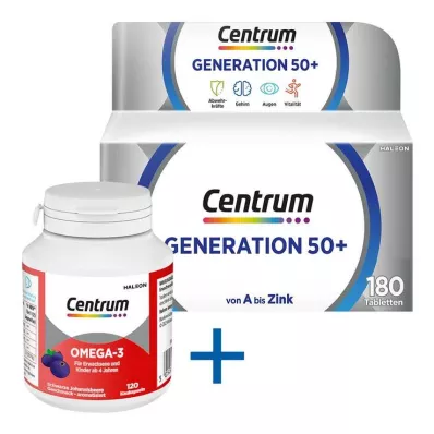 CENTRUM Tablety generace 50+, 180 ks