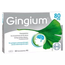 GINGIUM 80 mg potahované tablety, 30 ks