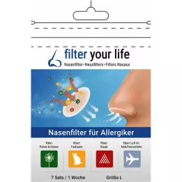 FILTER YOUR LIFE Nasen filtr F.Alergiker Gr.l, 7x2 ks