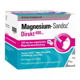 MAGNESIUM SANDOZ Tyčinky Direkt 400 mg, 48 ks