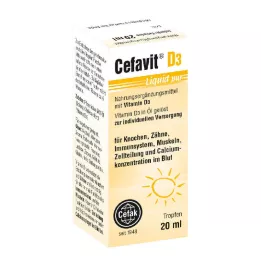 CEFAVIT D3 Tekuté pur kapky pro perorální podání, 20 ml