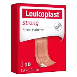 LEUKOPLAST silné proužky 19x56 mm, 10 ks