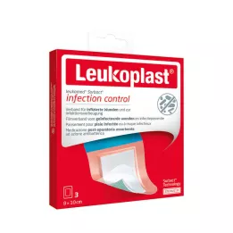 LEUKOPLAST Leukomed Sorbact Steril 8x10 cm, 3 ks