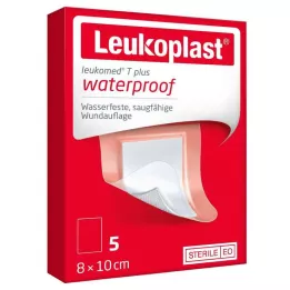 LEUKOPLAST leukomed t plus steril 8x10 cm, 5 ks