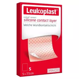 LEUKOPLAST KONTAKT CUTICELL STERIL 5X7,5 cm, 5 ks