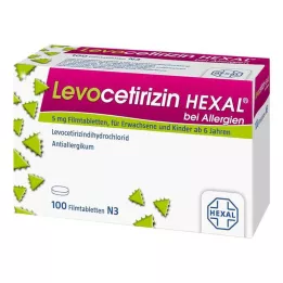 LEVOCETIRIZIN HEXAL na alergie 5 mg potahované tablety, 100 ks