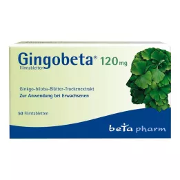 GINGOBETA 120 mg potahované tablety, 50 ks