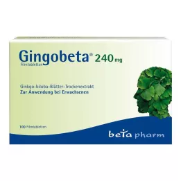 GINGOBETA 240 mg potahované tablety, 100 ks