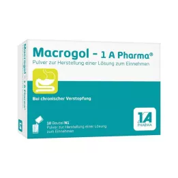 MACROGOL-1A Pharma Plv.z.Her.e.Lsg.z.Einnehmen, 10 ks