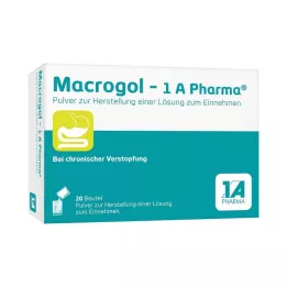 MACROGOL-1A Pharma Plv.z.Her.e.Lsg.z.Einnehmen, 20 ks
